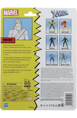 Marvel Legends The Uncanny X-Men Longshot Retro 6”Action Figure New Hasbro 2023 - Picture 2 of 2