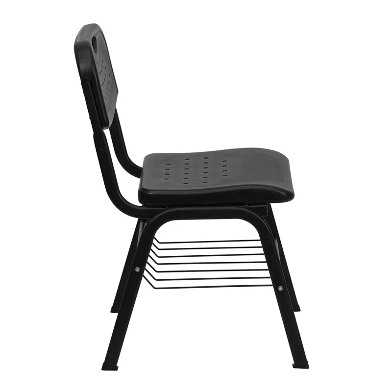 Flash Furniture HERCULES Series 880 lb. Capacity Black Plastic