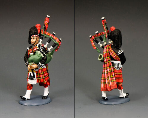KING & COUNTRY CEREMONIAL CE061 BRITISH BLACK WATCH BAG PIPER - Picture 1 of 1