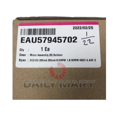 New In Box EAU57945702 EAU57945701 SIC-67FV-D843-2 Air Conditioner Motor
