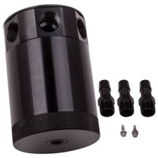 3-Port Universal Öl Auffangbehälter Ölsammler Ausgleichbehälter 3/8 "NPT