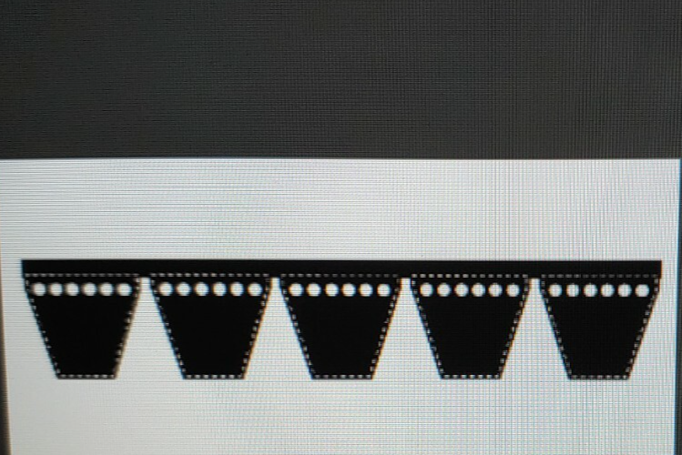 153263001 Belt 5 Band 3 3/8 x 79 Replaces for Vermeer BC1000XL