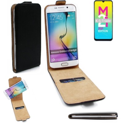 360° Schutz Hülle für Samsung Galaxy M21 2021 Flip Case Universal schwarz Kun