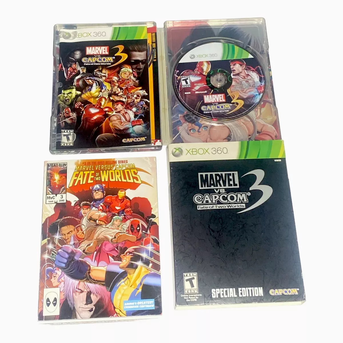 JOGO MARVEL VS CAPCOM 3 FATE OF TWO WORLDS XBOX 360 USADO