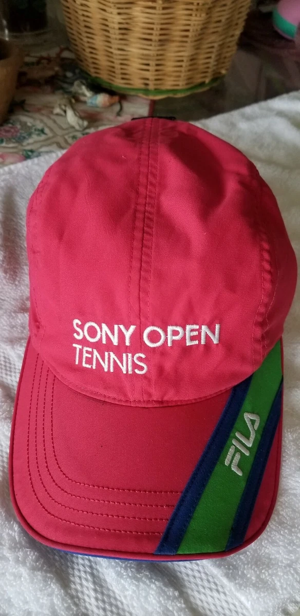 Set of 2 NWT Fila Sony Open Caps Purple and Red Fila | Accessories | Fila Womens Heritage Red Corduroy Pom  main image 3