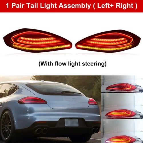 2X For Porsche Panamera 970 2014-2016 LED Taillight Dynamic Turn Signal TailLamp - Foto 19 di 19
