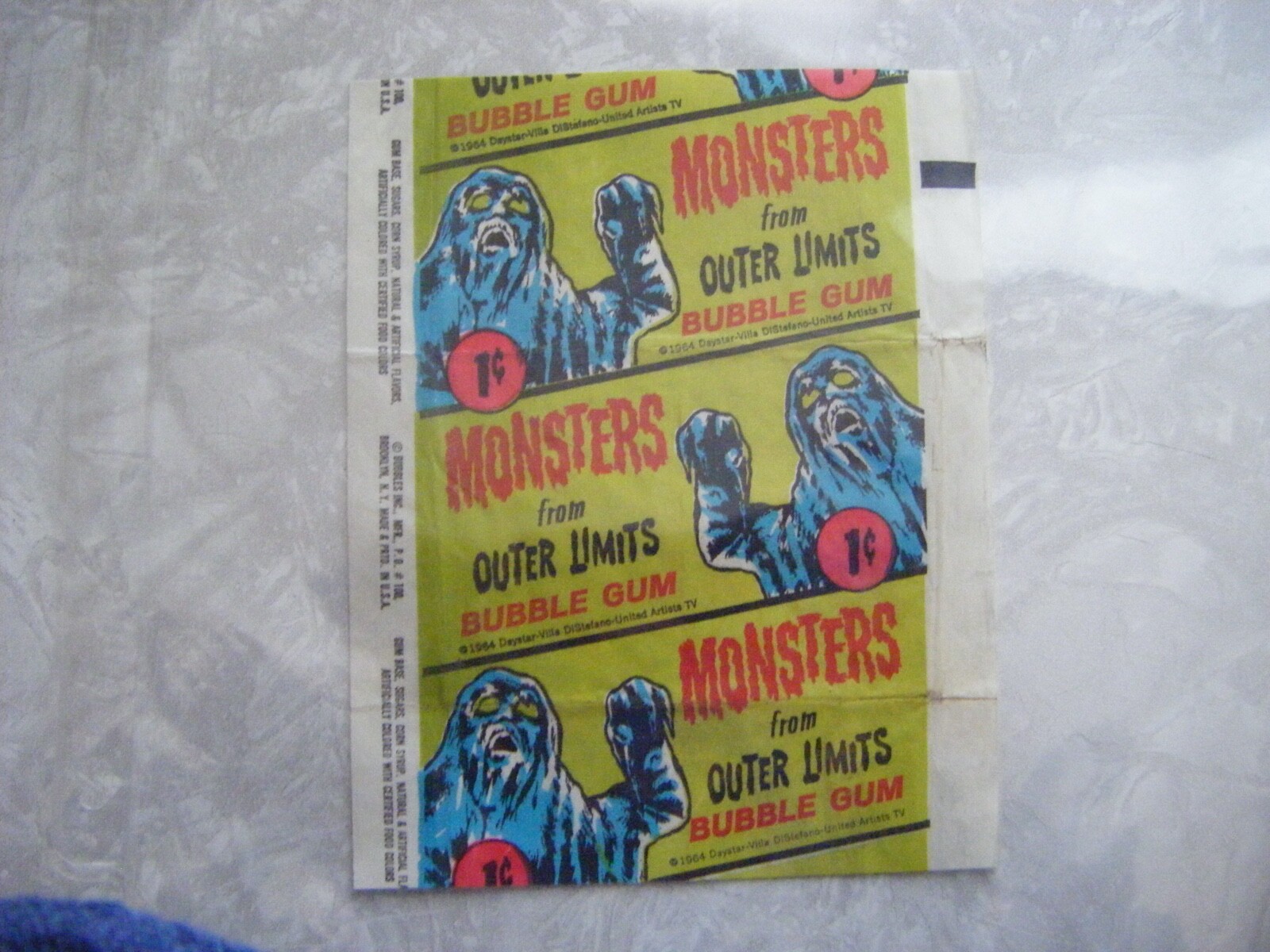 1964 Outer Limits 1 Cent Wrapper | eBay