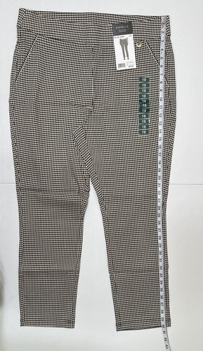 Rafaella Women's Black & White Slim Ankle Pull-On Elastic Waist Dress Pants s 18 - 第 10/10 張圖片