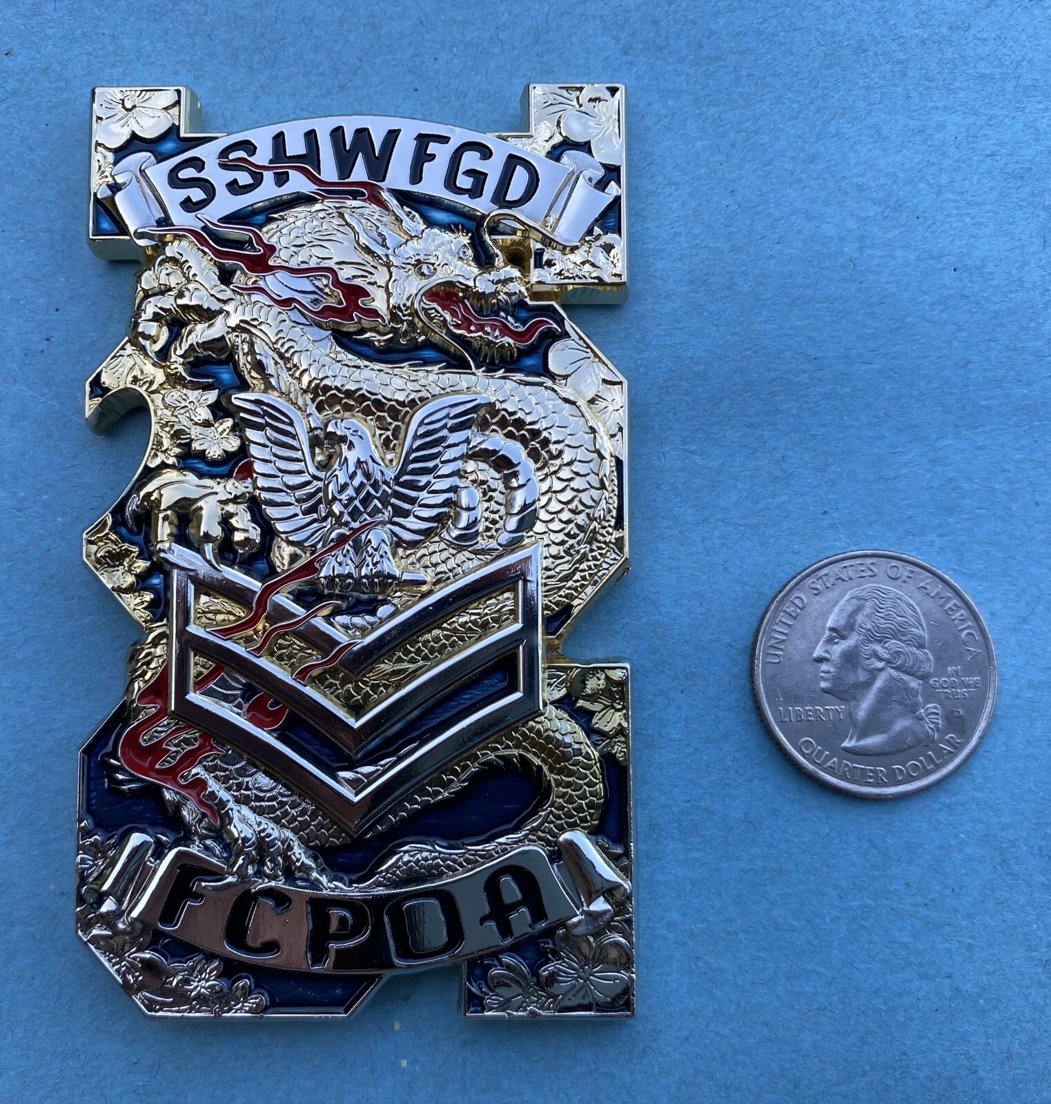 US NAVY CHALLENGE COIN - STRIKE FIGHTER SQUADRON 192 