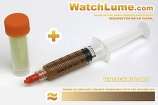 VINTAGE WATCH LUME LUMINOUS PASTE KIT GLOW IN THE DARK DIY LUME FOR WATCH HANDS