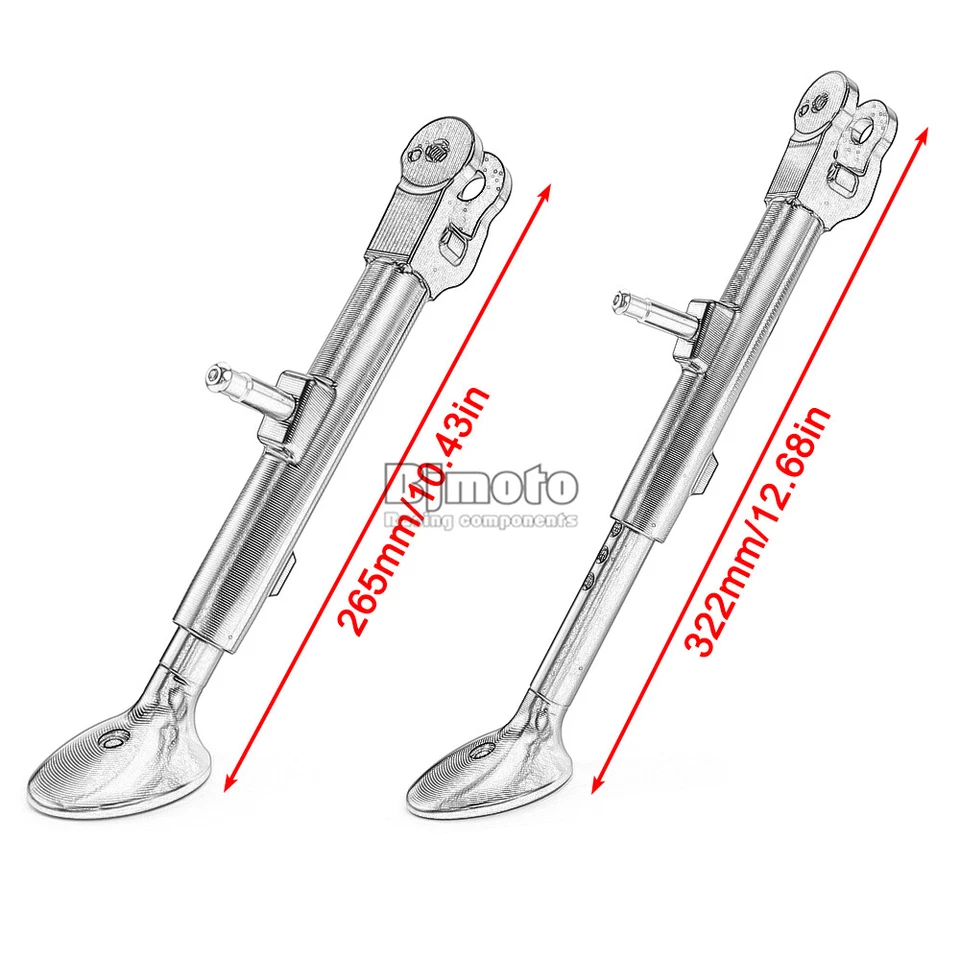 Side Support Mount Kickstand Kick Stands Peg Spring Pad For Aprilia RSV4 2021-24 Foto 4 de 4