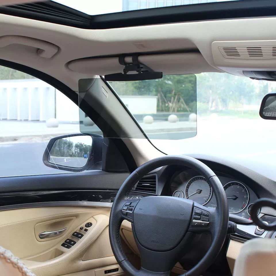 Extensor de parasol automotriz para automóvil clip de protección parasol gris antirreflejo Foto 4 de 4