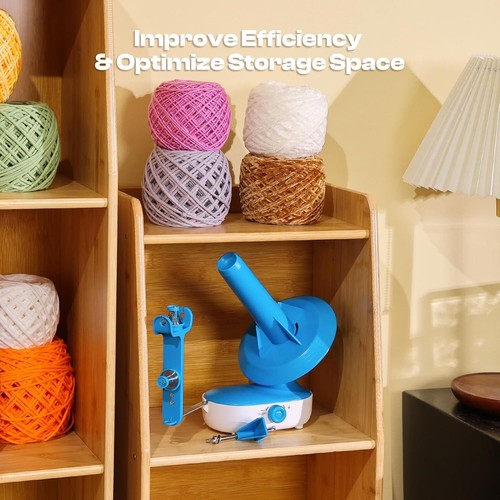 Yarn Winder, Electric Yarn Ball Winder Pro, 10oz Large Automatic Yarn Winder ... - Picture 7 of 10
