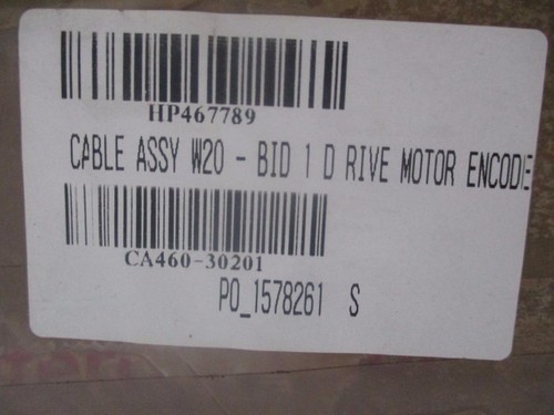 HP Indigo CA460-30201 CABLE ASSY W20 BID 1 DRIVE MOTOR ENCODER - Picture 2 of 8