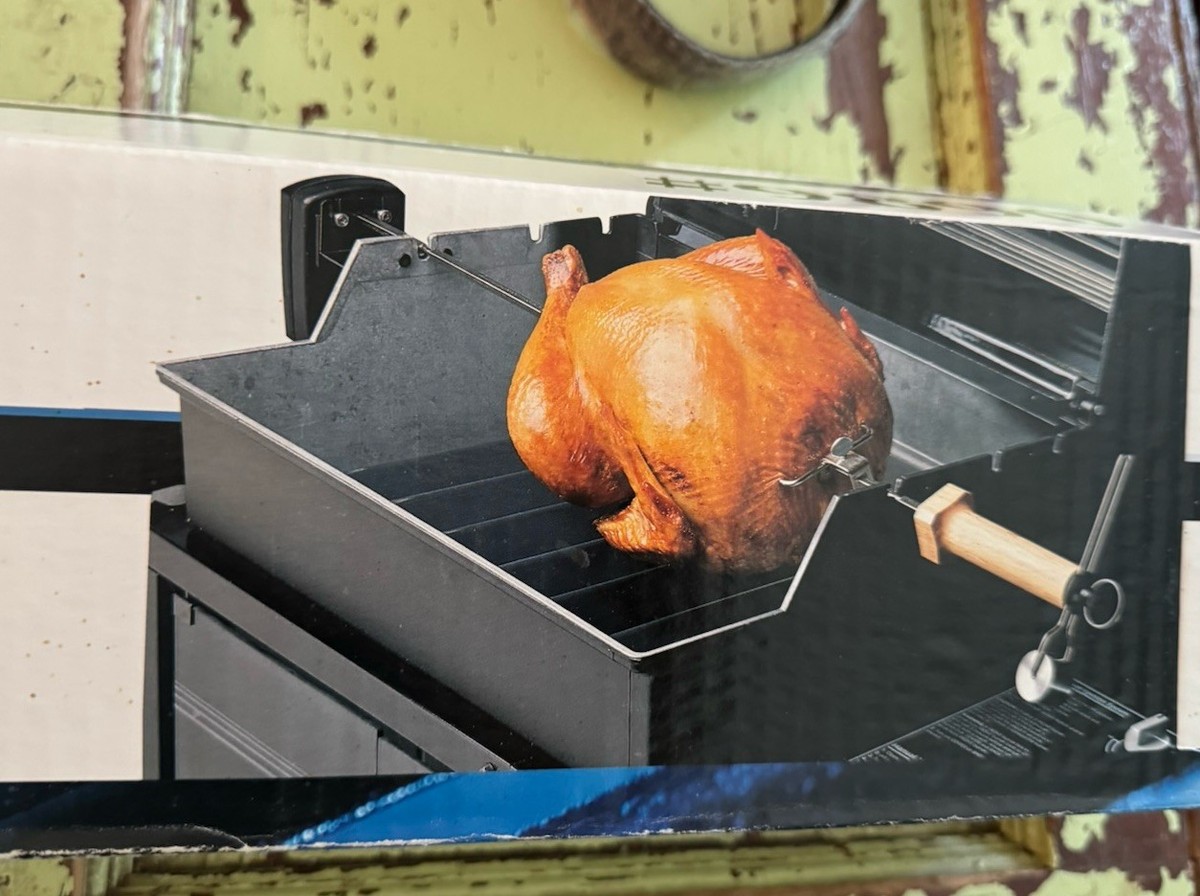 Weber Gas Barbecue Rotisserie 9890 For Genesis Spirit Series Gas Grills