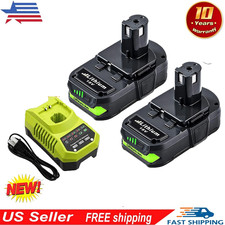 2X 18Volt P102 Replace for Ryobi 18V Batteries and Charger Combo for 18 Volt US