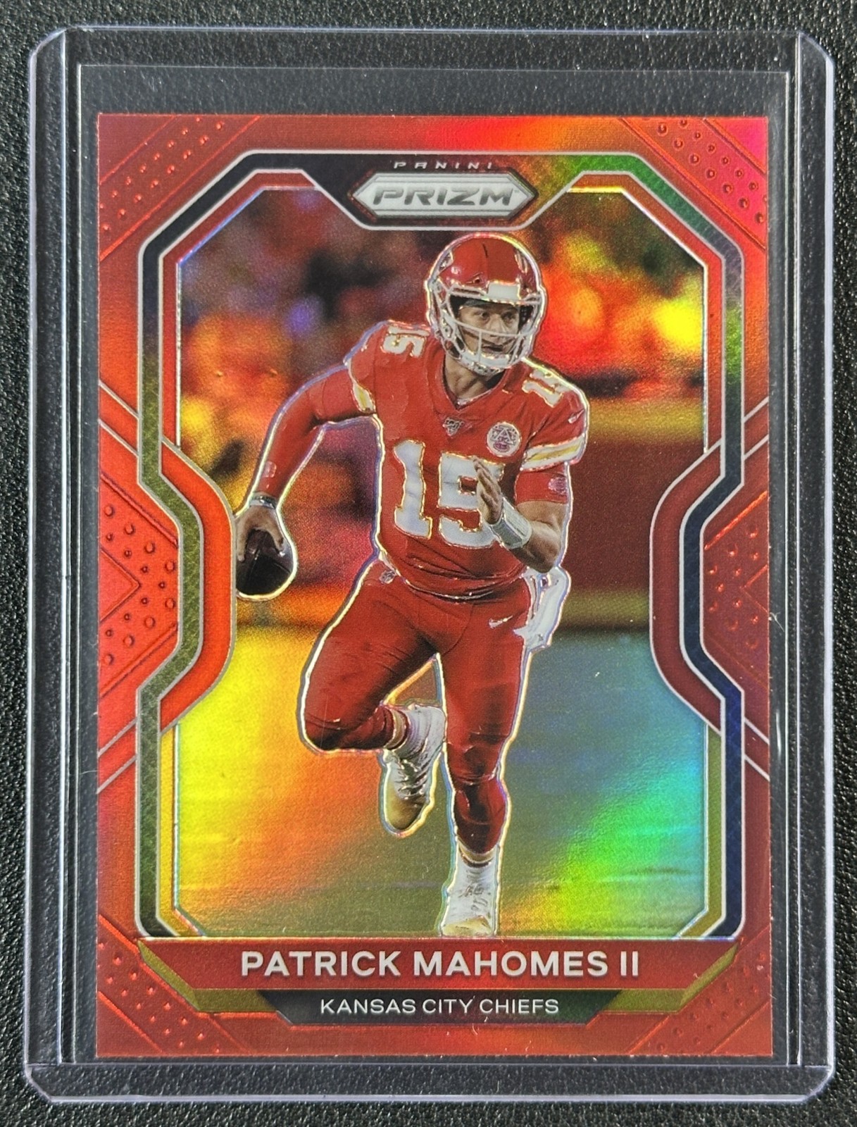 PATRICK MAHOMES II 2020 PANINI PRIZM FOOTBALL #124 RED RETAIL CHIEFS SP