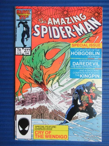 AMAZING SPIDER-MAN # 277 - (NM+) -HOBGOBLIN-DAREDEVIL-KINGPIN-CRY OF WENDIGO