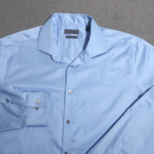Calvin Klein CK Slim Fit Infinite Non Iron Dress Shirt XL 17 34/35 Blue