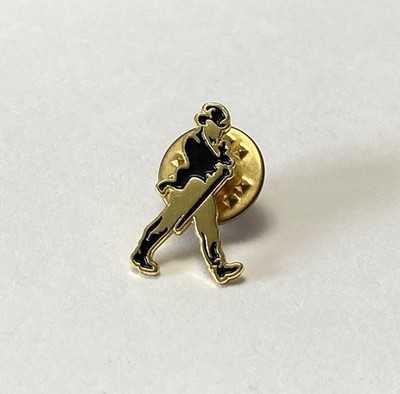 Vintage Johnnie Walker Whiskey Logo Enamel Pin