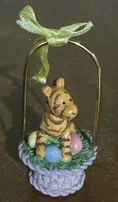 Classic Pooh MCF/Midwest Of Cannon Falls Easter Ornament Tigger In Basket