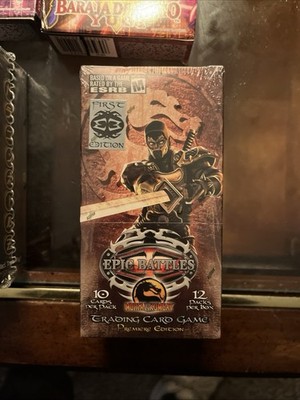 Epic Battles TCG Mortal Kombat 1st Edition Booster Box Deception Packs - SEALED
