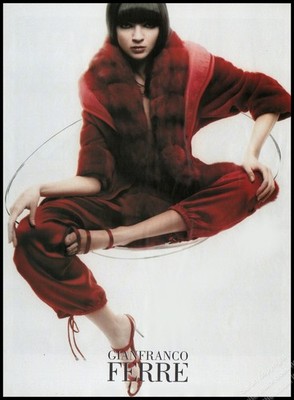 High Heels G Ferre Magazine Print Ad Women Fashion Long Legs shoes 2008-DC