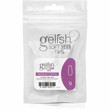 Gelish Soft Gel Tips, Medium Coffin Size 9, 50 ct. Refill