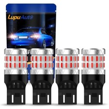 7443 7444 LED Bulb Red for Reverse Backup Parking Running Lights, 4 4PCS red