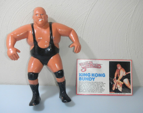 1985 king Kong Bundy Wrestling Superstars WWF LJN ...
