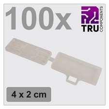 TRU COMPONENTS TC-12888608 T24CA084 Label Holder Printable Surface: 18