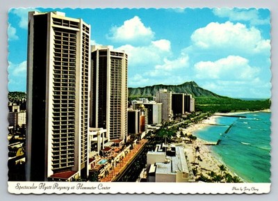 Dexter Supreme Spectacular Hyatt Regency at Hemmeter Center Postcard Hawaii