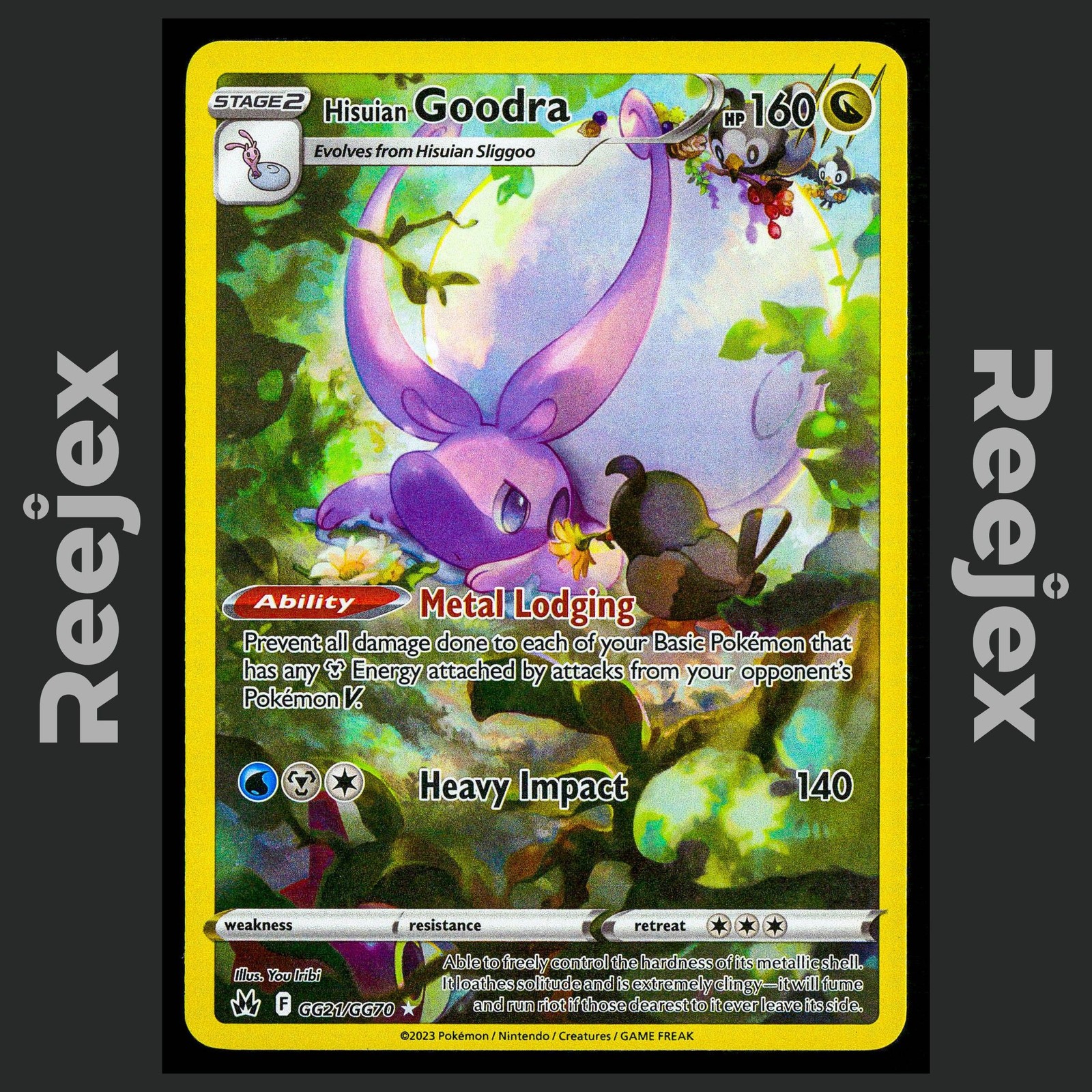Hisuian Goodra - GG21/GG70 - Ultra Rare - Crown Zenith Galarian Gallery - NM/M