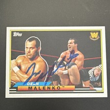 Topps 2018 Heritage WWE Dean Malenko Autographed Big Legends BL-11 Card
