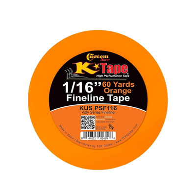 1/16'' Fine Line Tape Fineline Masking Tape Polytape Orange 1/16'' X