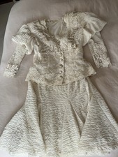 Dolly Parton-esque Mother Of The Bride 2 Piece Dress Suit, Size 8, Lace