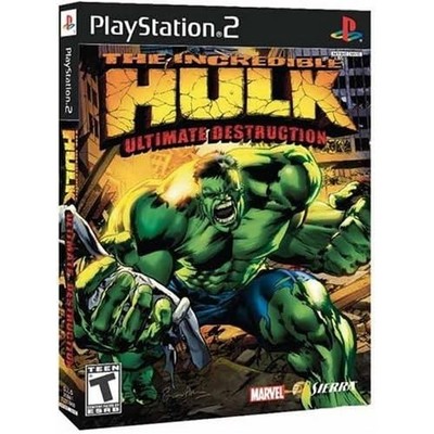 The Incredible Hulk: Ultimate Destruction For PlayStation 2 PS2 Game Only 7E