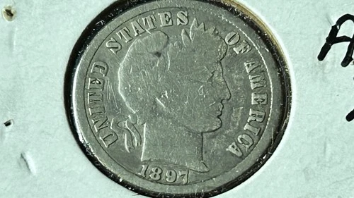 1897-O Barber Silver Dime Rare Key Date New Orleans Mint