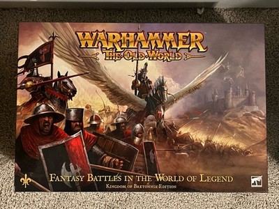Games Workshop Warhammer: The Old World Bretonnia Lot + Rulebook and dice