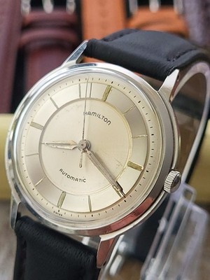 Hamilton thin-o-matic cal.666- 1000 stainless steel (full service).