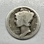1916 MERCURY SILVER DIME ACTUAL COIN Get More Today & Save Shop Here Buy Here
