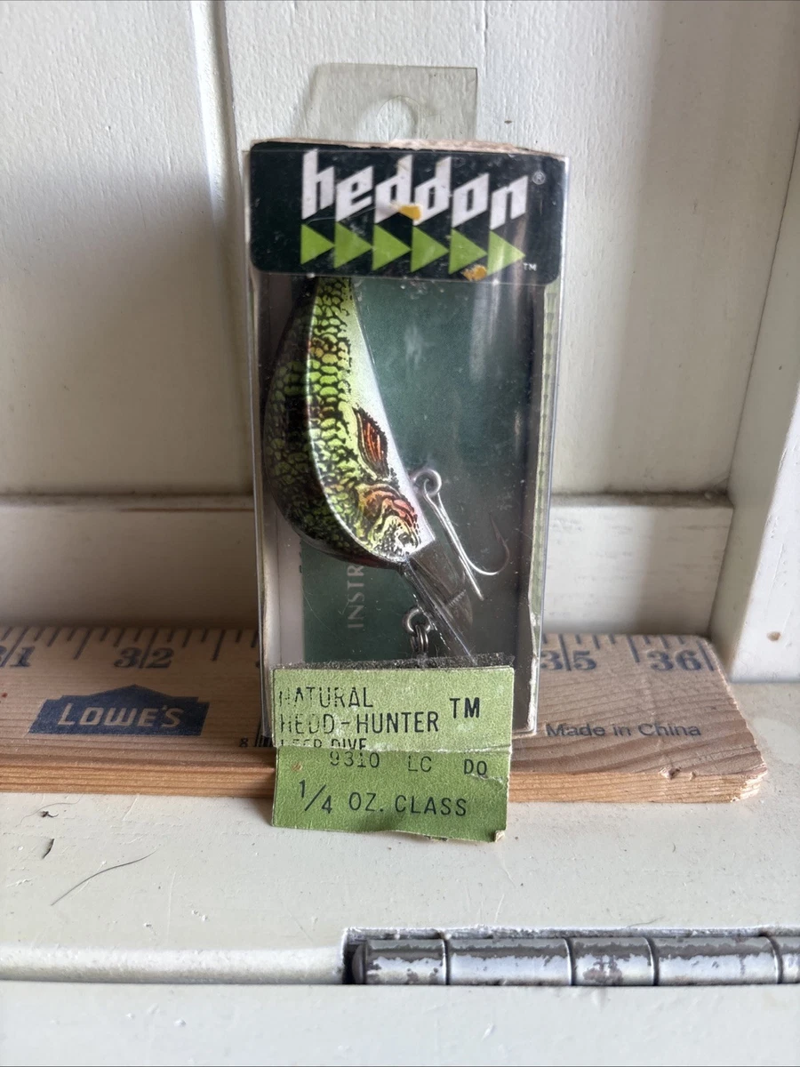 Heddon Plastic Vintage Fishing Lures Box Insert Included for sale