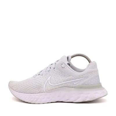 Nike Damen React Infinity Run Flyknit Sneaker Weiß Low-Top Laufschuh EU 40