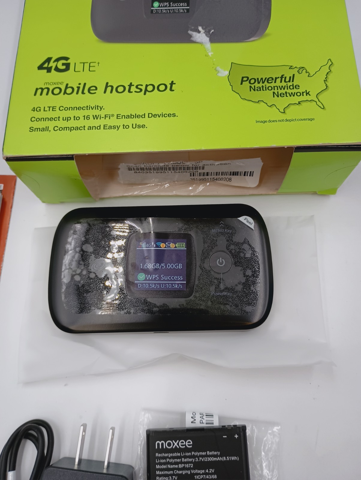 NEW SIMPLE MOBILE NO CONTRACT MOBILE HOTSPOT 4G LTE OPK-SMK779HSDL (NO SIM CARD)