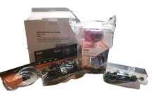 Vivitar 12.1 MP Action Camcorder with Outdoor Kit Bundle Pink