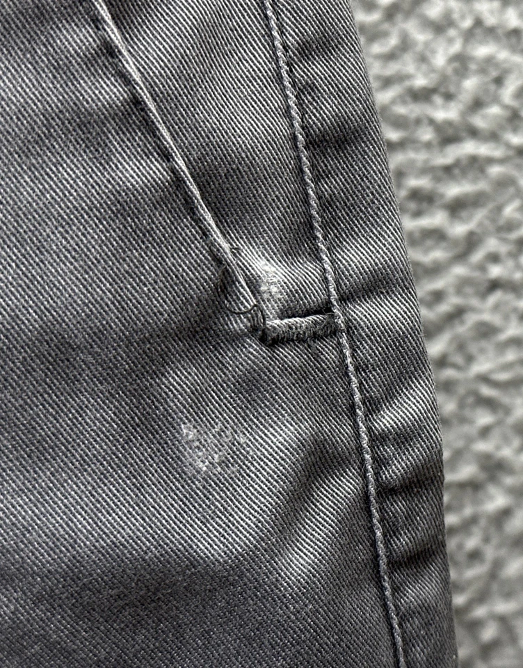 Rip Curl Shorts Mens 30 Gray Chino Twill Casual Custom Fit - Image 4 of 4