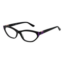 Guess Lunettes GU50146 001 Noir Chat Eye Jante Complète Acétate Cadres 54mm