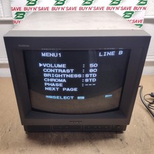 Sony PVM-14N5U 14" Trinitron Color Video CRT Monitor Retro Gaming w/PwrCrd -USED