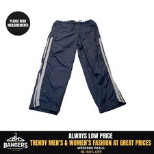 Nike Running Track Pants Mens Medium Gray Swoosh Athletic Pockets Zipper Ankle