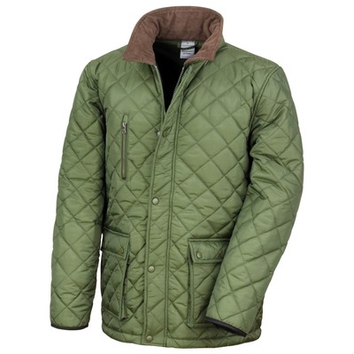 Result Mens Cheltenham Gold Fleece Lined Jacket (Water Repellent & (BC2049)